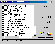 Snapshot of the program's window